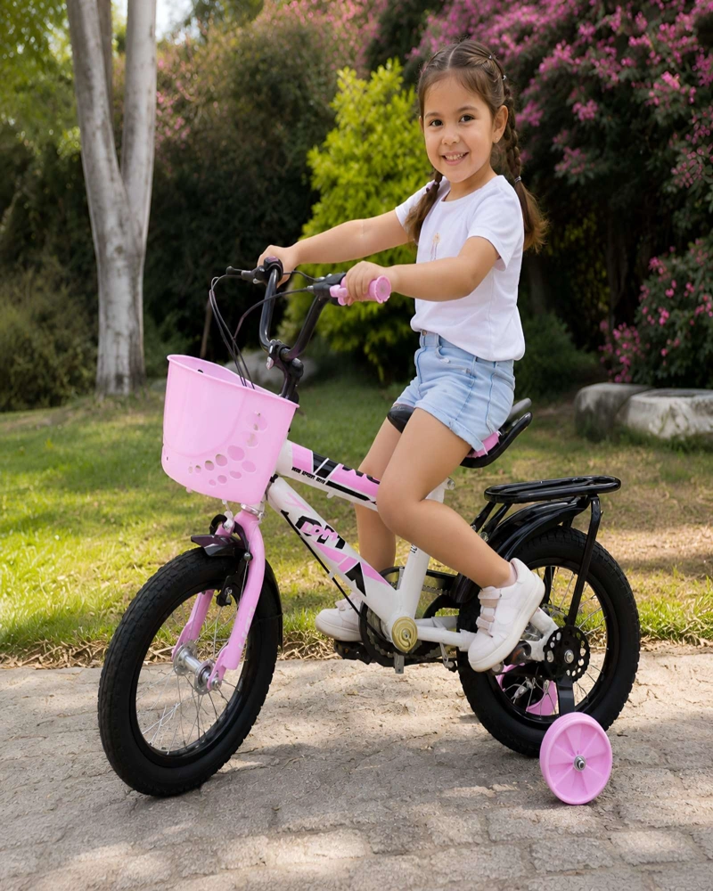 BICICLETA INFANTIL DE INICIACION CON RUEDAS DE APOYO ARO 14 - 1