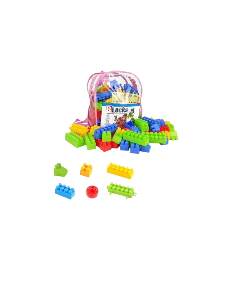 JUGUETE BLOQUES DE CONSTRUCCION MULTICOLORES 130 PIEZAS - 5