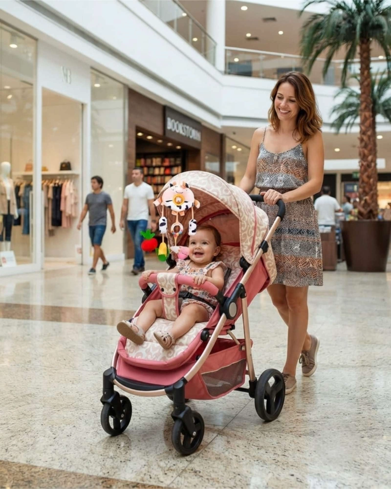 SONAJERO COLGANTE JUGUETE ESTIMULACION BEBE  PARA COCHE Y CUNA - 3