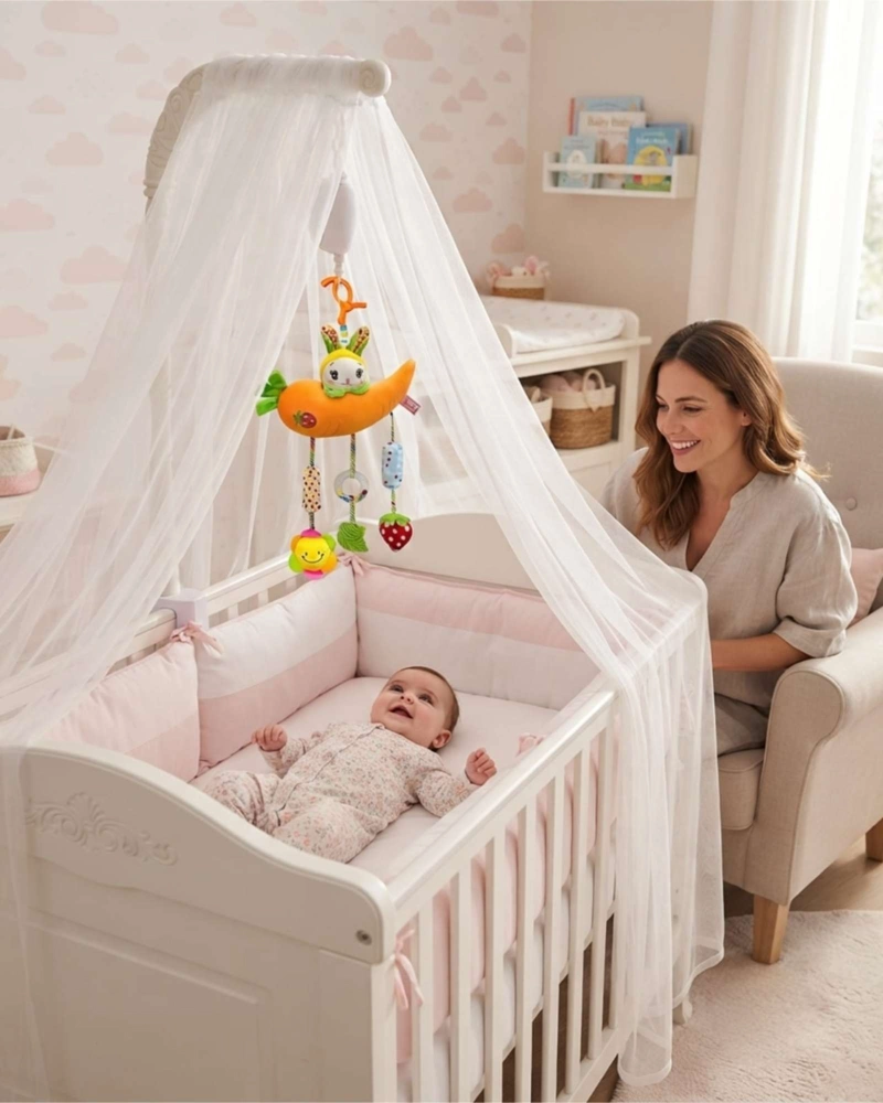SONAJERO COLGANTE JUGUETE ESTIMULACION BEBE  PARA COCHE Y CUNA - 5