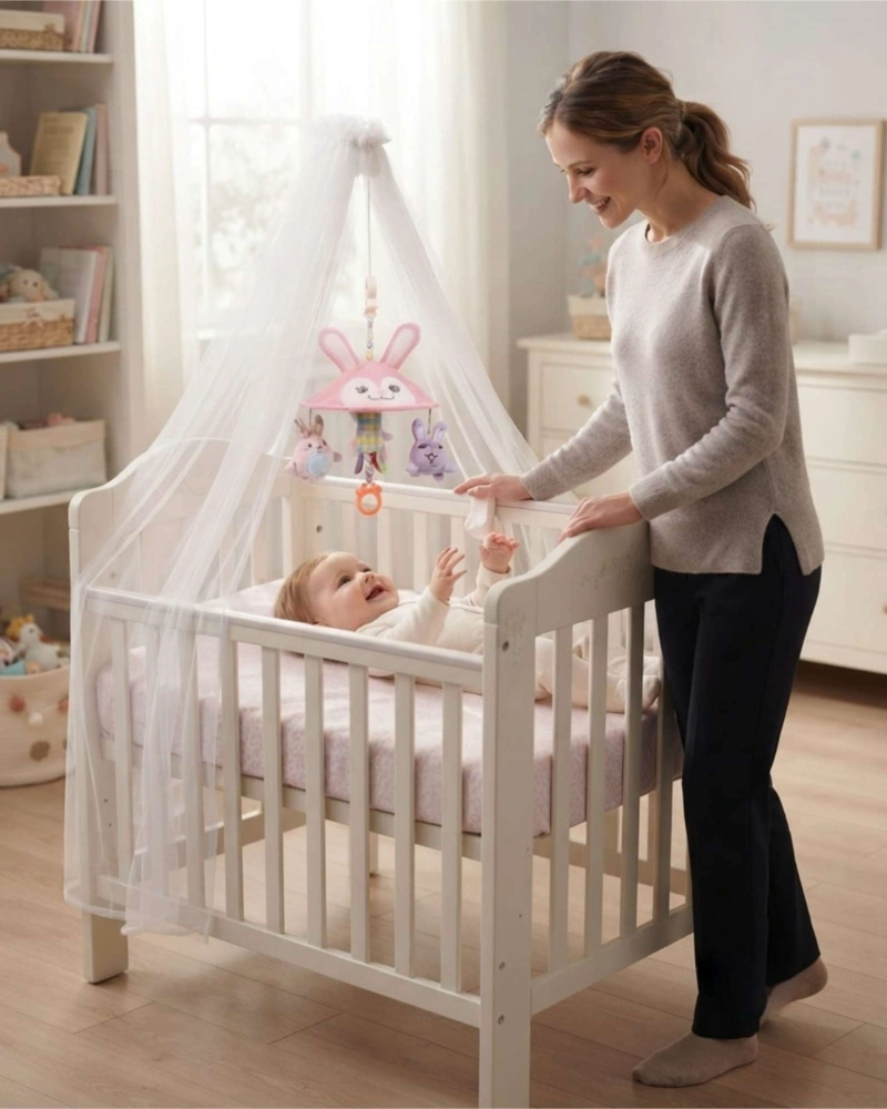 SONAJERO COLGANTE JUGUETE ESTIMULACION BEBE  PARA COCHE Y CUNA - 5