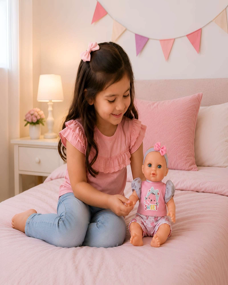 SET DE MUÑECA BEBE  JUGUETE INFANTIL - 3