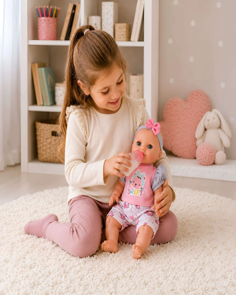 SET DE MUÑECA BEBE  JUGUETE INFANTIL - 4