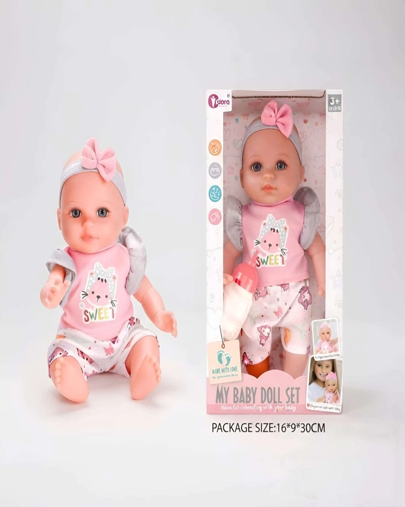 SET DE MUÑECA BEBE  JUGUETE INFANTIL - 6