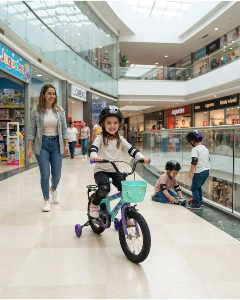 BICICLETA PARA NIÑOS ARO 14 CON KIT DE PROTECCION Y CASCO - 2
