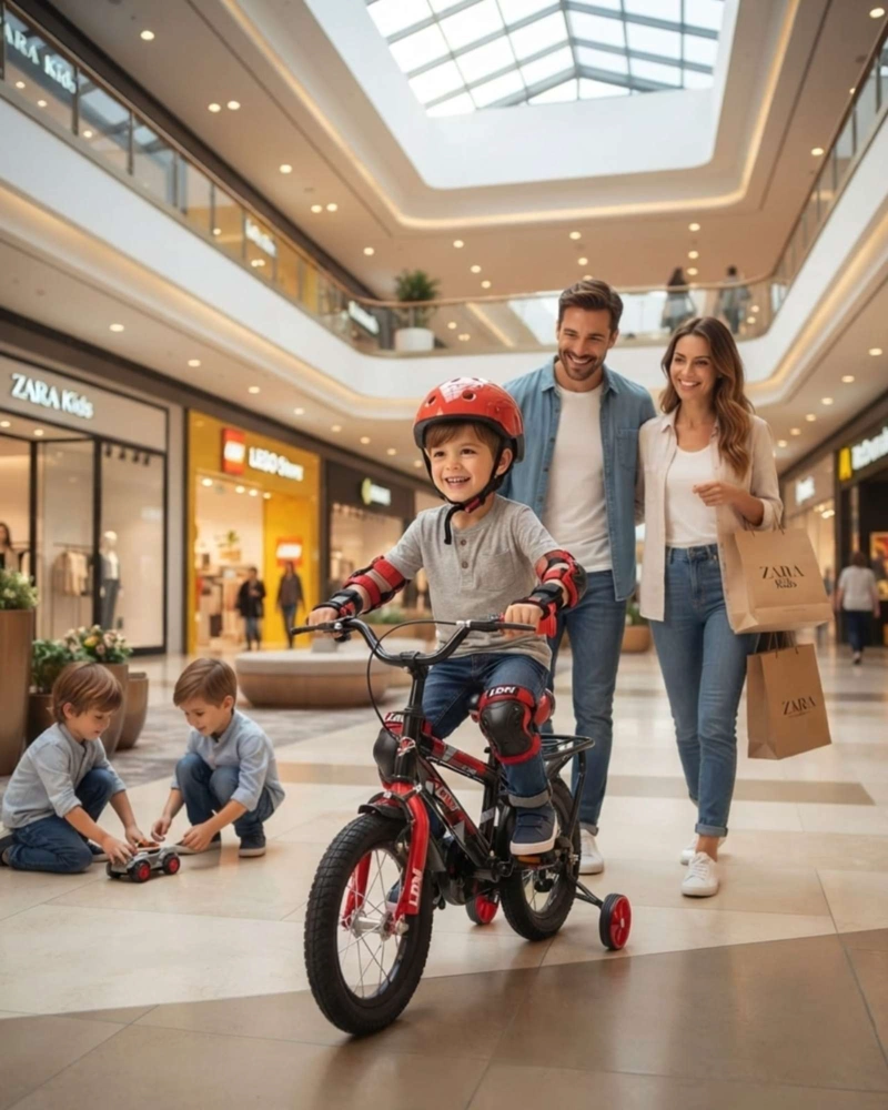 BICICLETA PARA NIÑOS ARO 14 CON KIT DE PROTECCION Y CASCO - 4