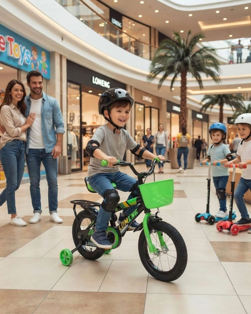 BICICLETA PARA NIÑOS ARO 12 CON KIT DE PROTECCION Y CASCO - 5