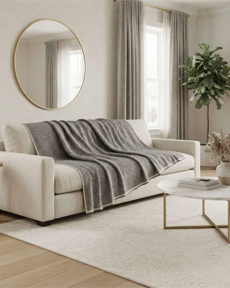 ​MANTA DECORATIVA DE LUJO 140 × 180 CM - 2