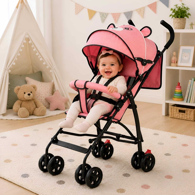COCHE PASEADOR LIVIANO Y PLEGABLE PARA BEBE - 1