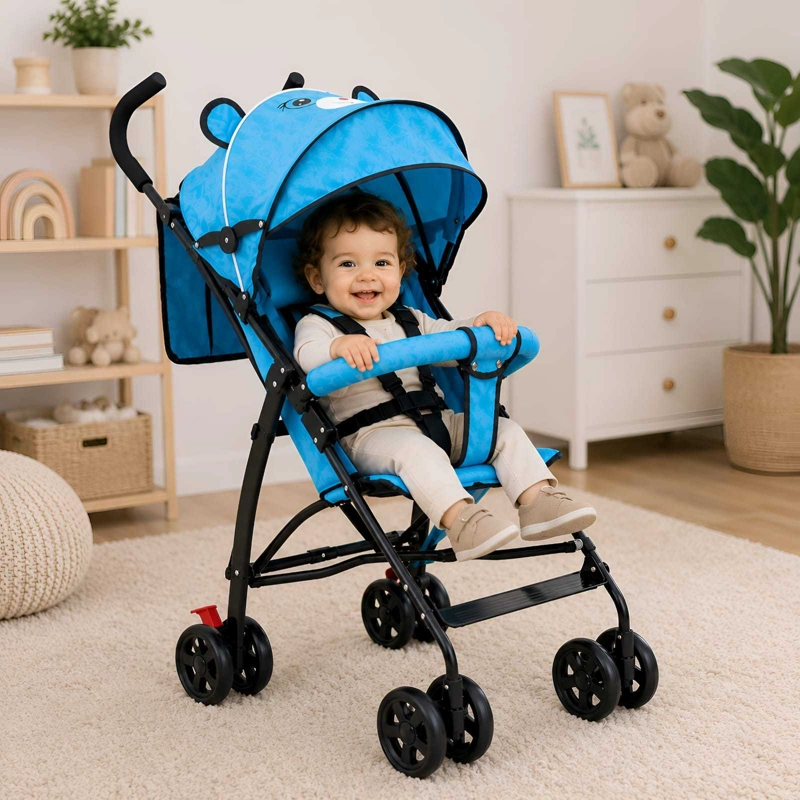 COCHE PASEADOR LIVIANO Y PLEGABLE PARA BEBE - 3