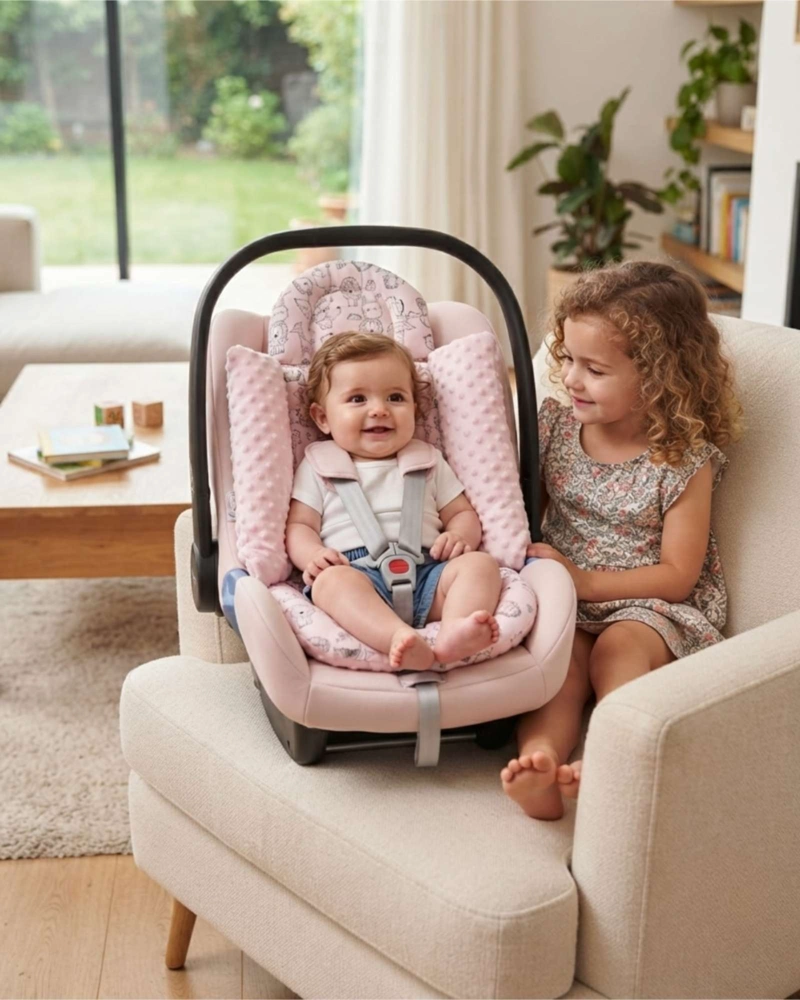 ALMOHADA ANTIDESLIZANTE ERGONOMICA PARA COCHE DE BEBE - 4