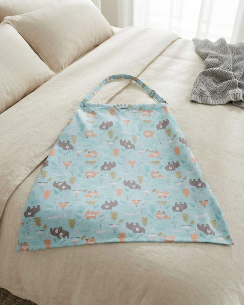 DELANTAL DE LACTANCIA ESTAMPADO PRACTICO, COMODO Y CON ESTILO - 2