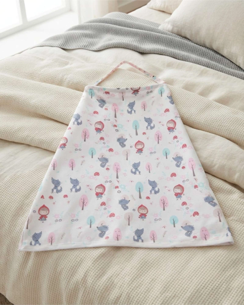 DELANTAL DE LACTANCIA ESTAMPADO PRACTICO, COMODO Y CON ESTILO - 6