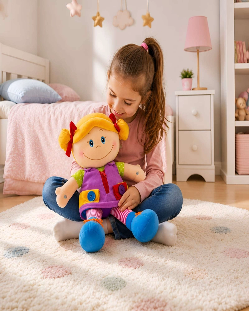 MUÑECA INTERACTIVA MULTILINGÜE CON SONIDOS DIVERSION Y APRENDIZAJE - 5