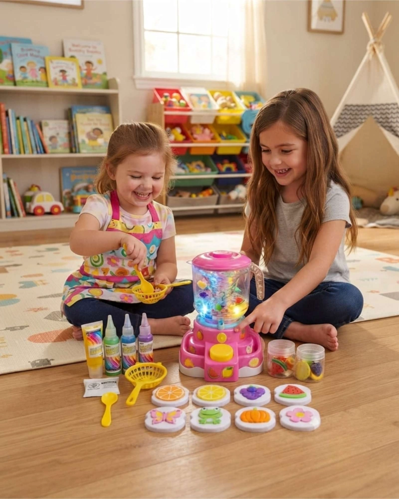 JUEGO DE JUGUERA MAGICA Y GEL CREATIVO CON LUCES Y SONIDO - 2