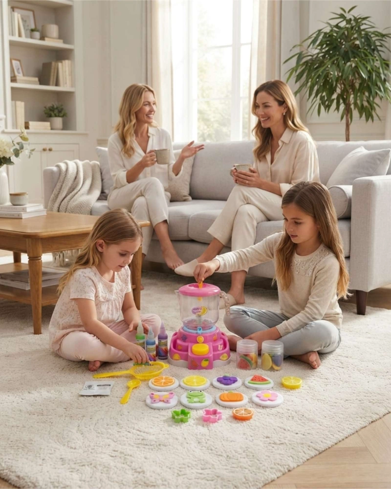 JUEGO DE JUGUERA MAGICA Y GEL CREATIVO CON LUCES Y SONIDO - 3