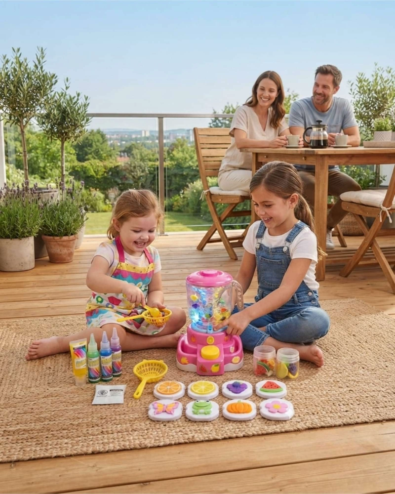 JUEGO DE JUGUERA MAGICA Y GEL CREATIVO CON LUCES Y SONIDO - 4