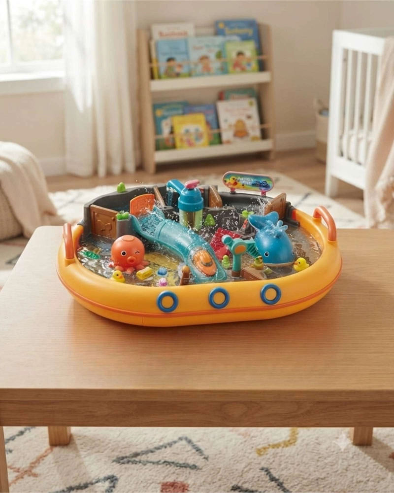SET DE PESCA INFANTIL PARQUE ACUATICO CON TOBOGANES - 5