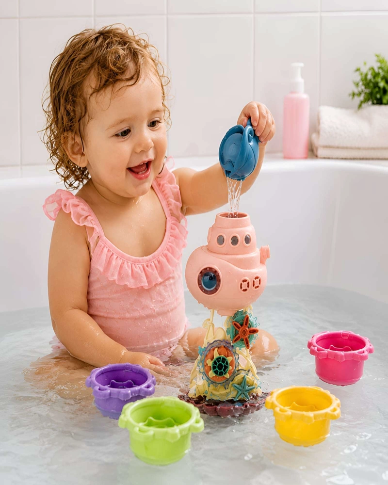 SET DE JUEGO EDUCATIVO PARA BAÑO – CENTRO DE ACTIVIDADES ACUATICAS INTERACTIVO - 4