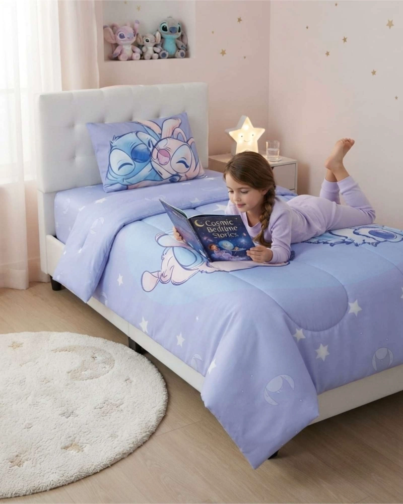 PLUMON INFANTIL STITCH 1.5 PLAZAS + FUNDA DE ALMOHADA - 5