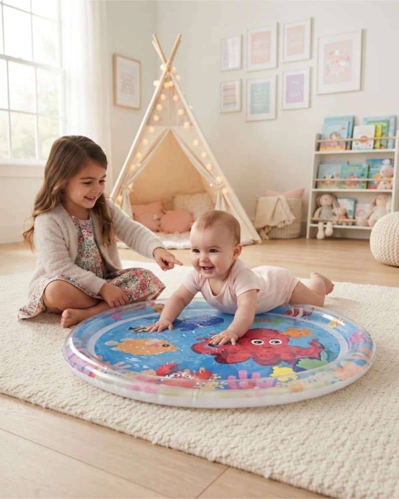ALFOMBRA ACUATICA SENSORIAL  ESTIMULACION TEMPRANA PARA BEBE S - 2