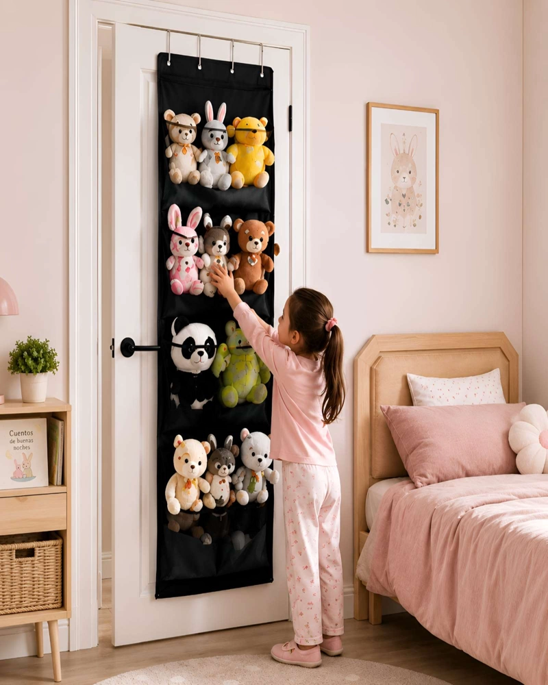 ORGANIZADOR COLGANTE DE PUERTA PARA PELUCHES Y JUGUETES - 1