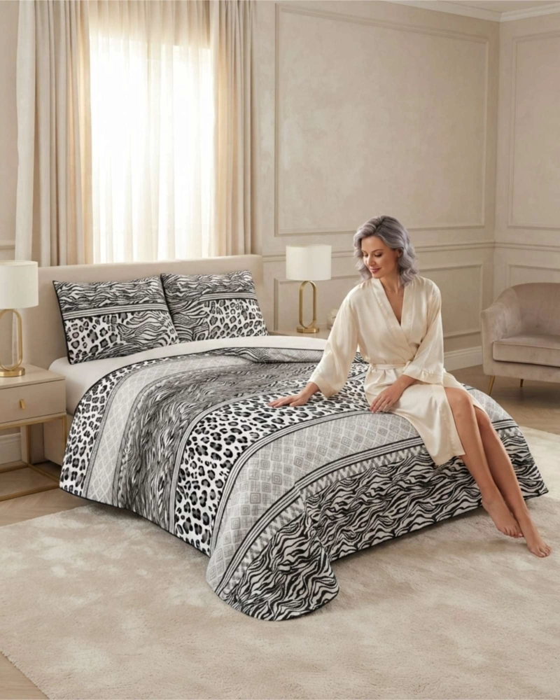 CUBRECAMA QUILT DE VERANO LIGERO Y FRESCO KING - 3