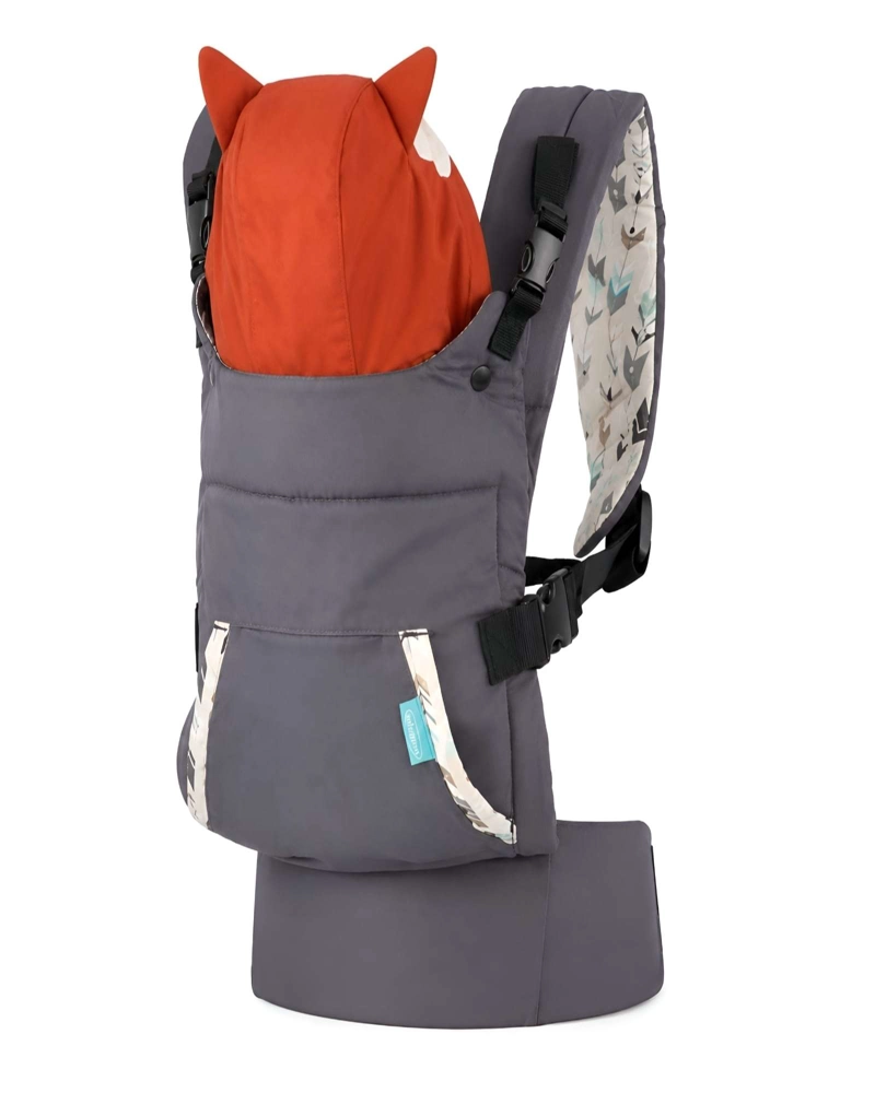 PORTABEBE  ERGONOMICO MULTIFUNCIONAL CON CAPUCHA DESMONTABLE - 6