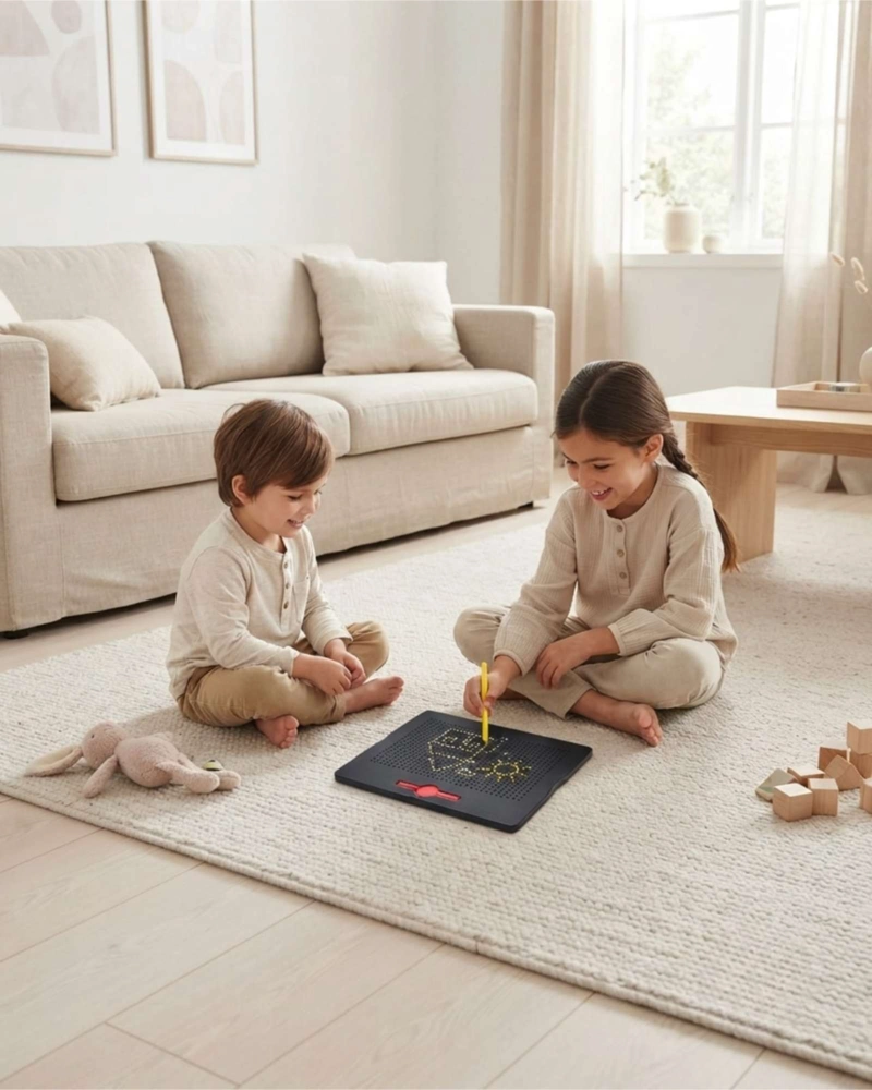 TABLERO MAGNETICO DIDACTICO DE DIBUJO JUGUETE EDUCATIVO PARA NIÑOS - 4