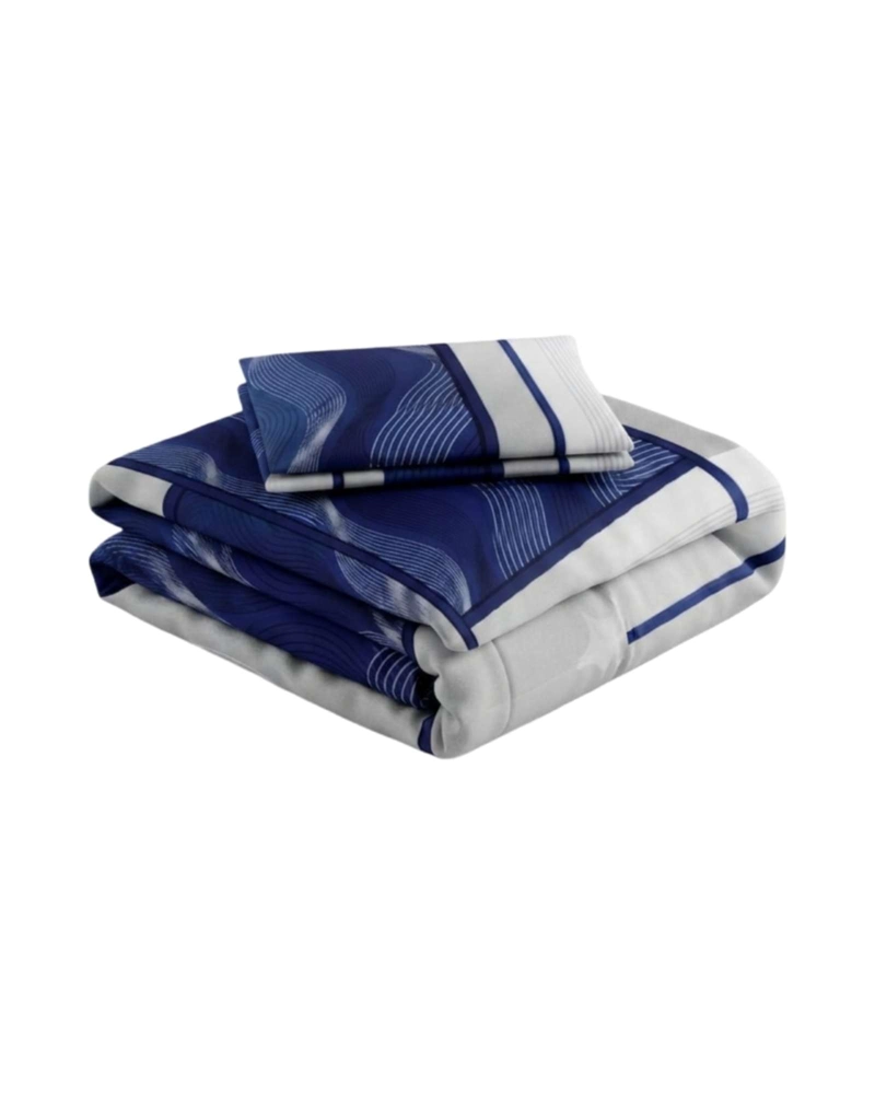 CUBRECAMA QUILT DE VERANO 1.5 PLAZAS DELGADO + 1 ALMOHADA - 6