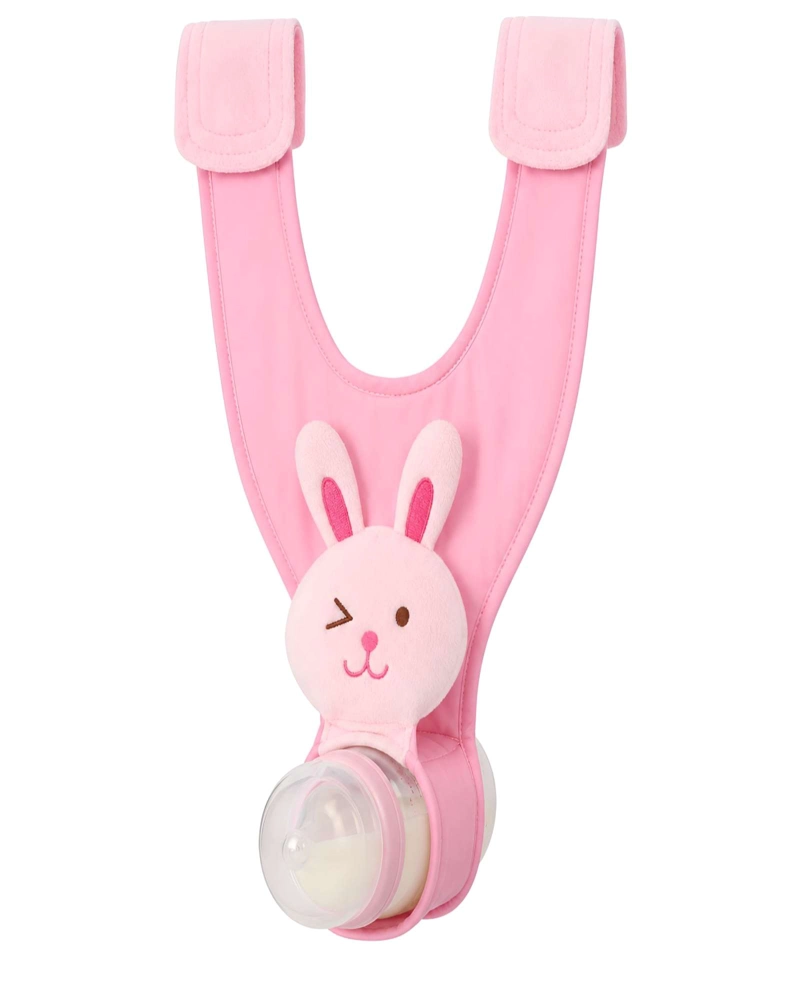 SOPORTE Y CORREA AJUSTABLE PARA BIBERON DE BEBE  PARA COCHE Y SILL - 6