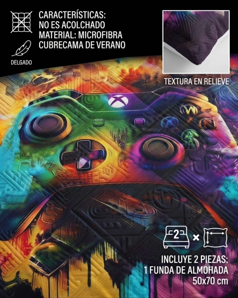 CUBRECAMAS DE VERANO PLAZA Y MEDIA ULTRALIGERO - 6