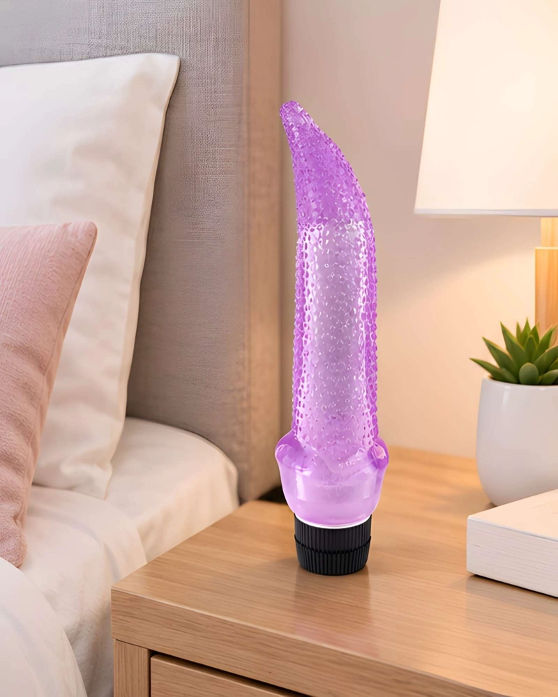 ESTIMULADOR INTIMO TEXTURIZADO CON VIBRACION Y RESISTENTE AGUA - 5