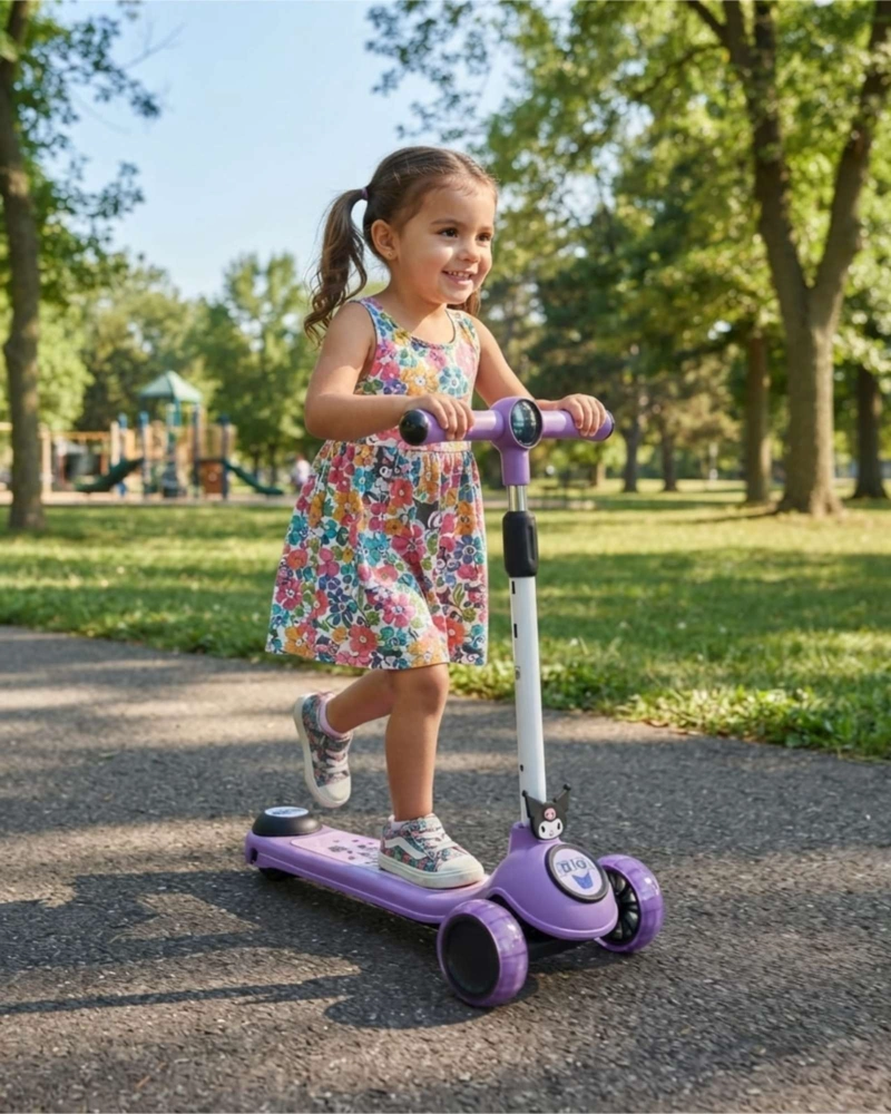 SCOOTER INFANTIL 3 RUEDAS DE ALTA ESTABILIDAD DE KUROMI - 1