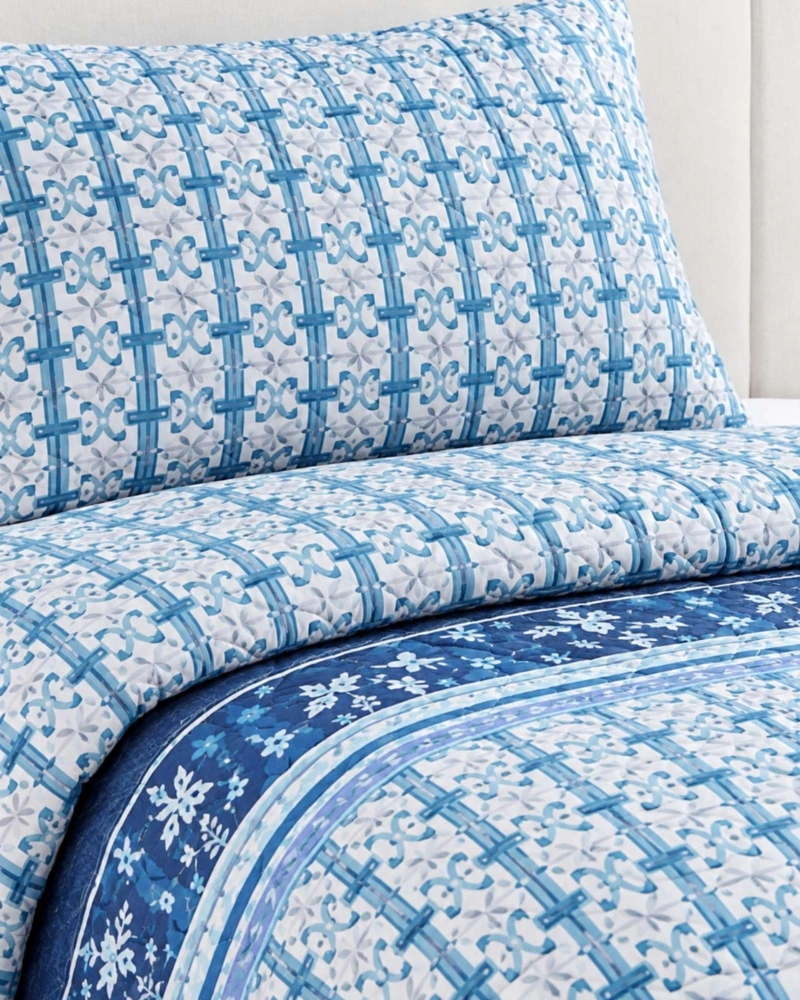 SET CUBRECAMA DE VERANO PLAZA Y MEDIA 180X230 CM MAS 1 ALMOHADA - 5