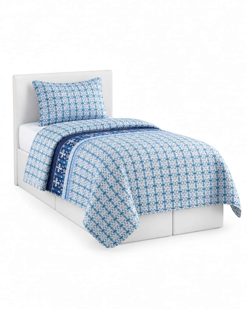 SET CUBRECAMA DE VERANO PLAZA Y MEDIA 180X230 CM MAS 1 ALMOHADA - 6
