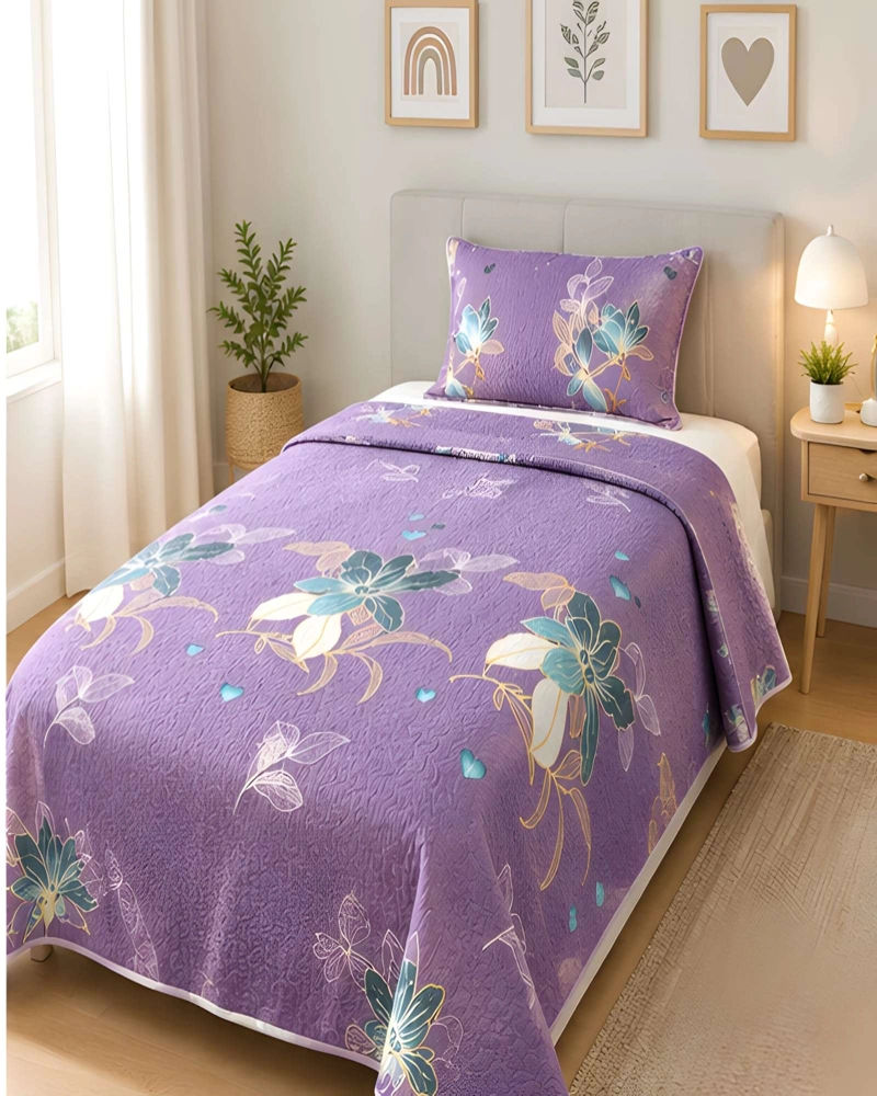 CUBRECAMA 1.5 PLAZAS (180X230 CM) + 1 ALMOHADA + 1 FUNDA - 2