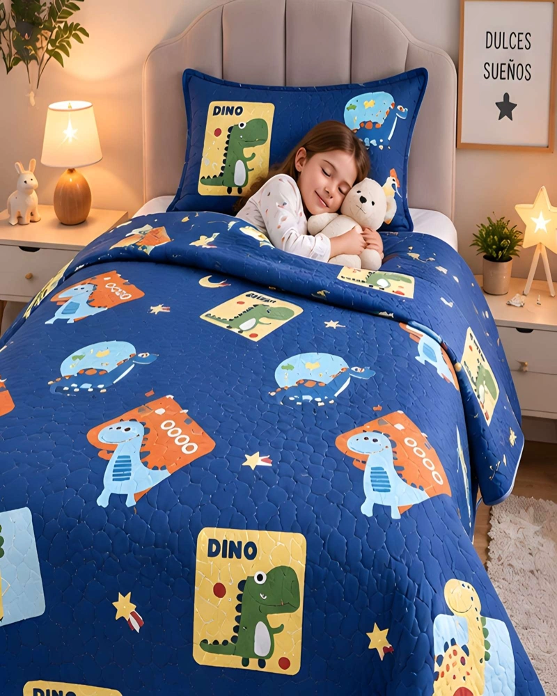 CUBRECAMA 1.5 PLAZAS (180X230 CM) + 1 ALMOHADA + 1 FUNDA - 3