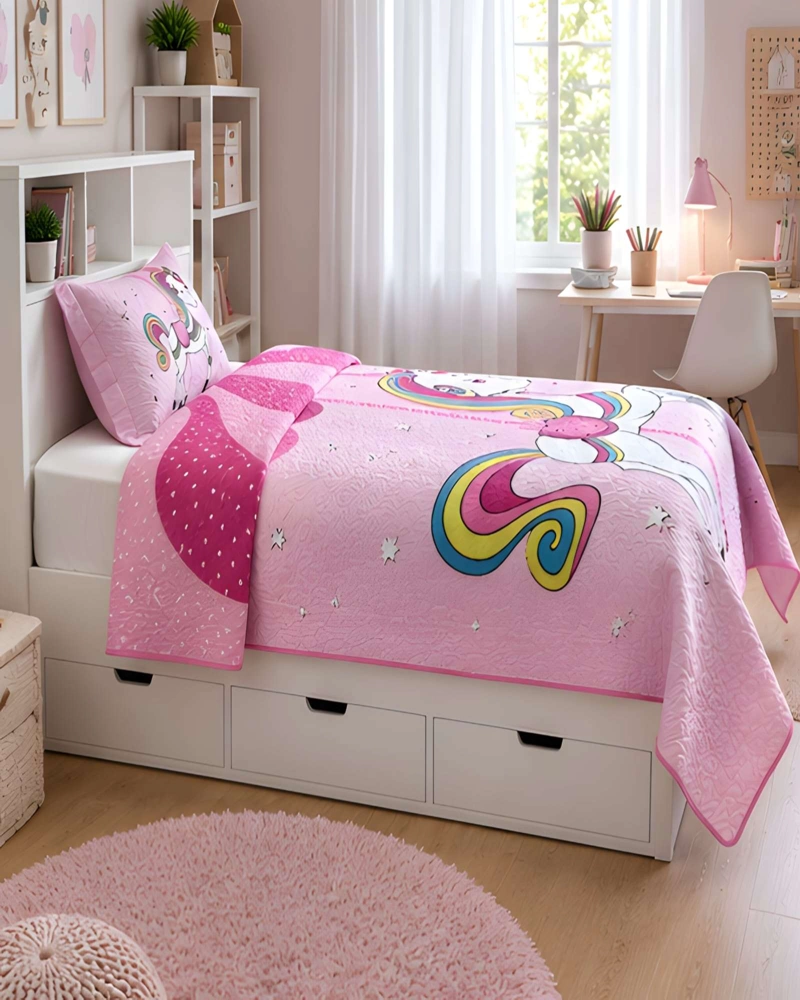 CUBRECAMA 1.5 PLAZAS (180X230 CM) + 1 ALMOHADA + 1 FUNDA - 2
