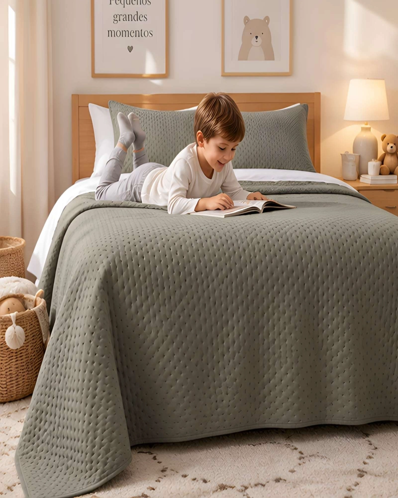 QUILT 1.5 PLAZAS CADIZ ULTRA SOFT 180X240 CM - 1