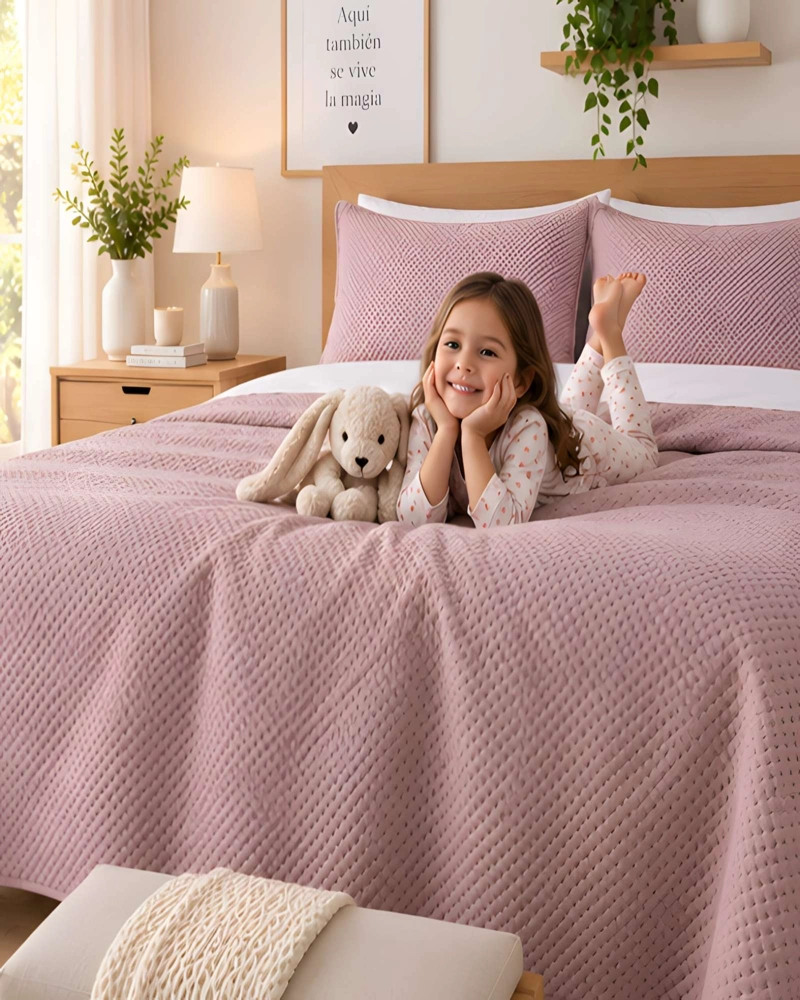 QUILT CADIZ ULTRA SOFT MASHINI 2 PLAZAS  220 X 240 CM - 1
