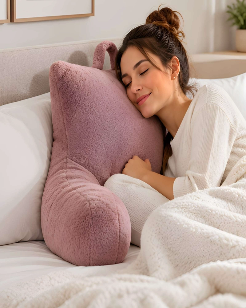 COJIN DE RESPALDO CON BRAZOS PARA CAMA Y SOFA - 1