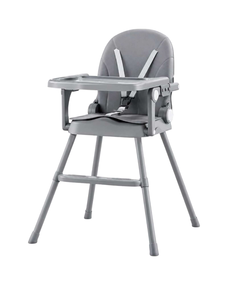 SILLA DE COMER  PARA BEBE  2 EN 1 CON BANDEJA Y ARNE S DE 5 PUNTOS  Y REPOSAPIE S - 6