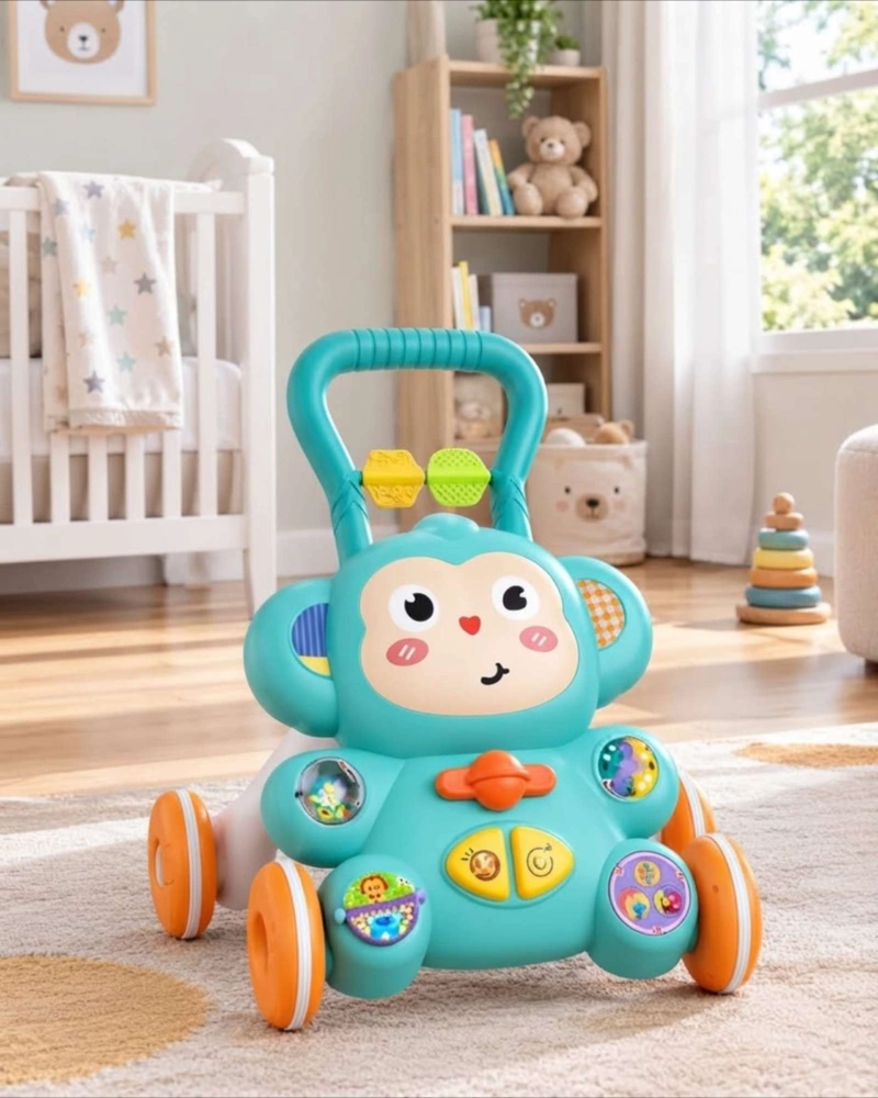 ANDADOR INFANTIL 2 EN 1, CONVERTIBLE EN MESA DE ACTIVIDADES PARA BEBE - 2