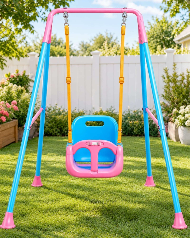 COLUMPIO INFANTIL INDIVIDUAL CON ASIENTO ERGONOMICO - 3