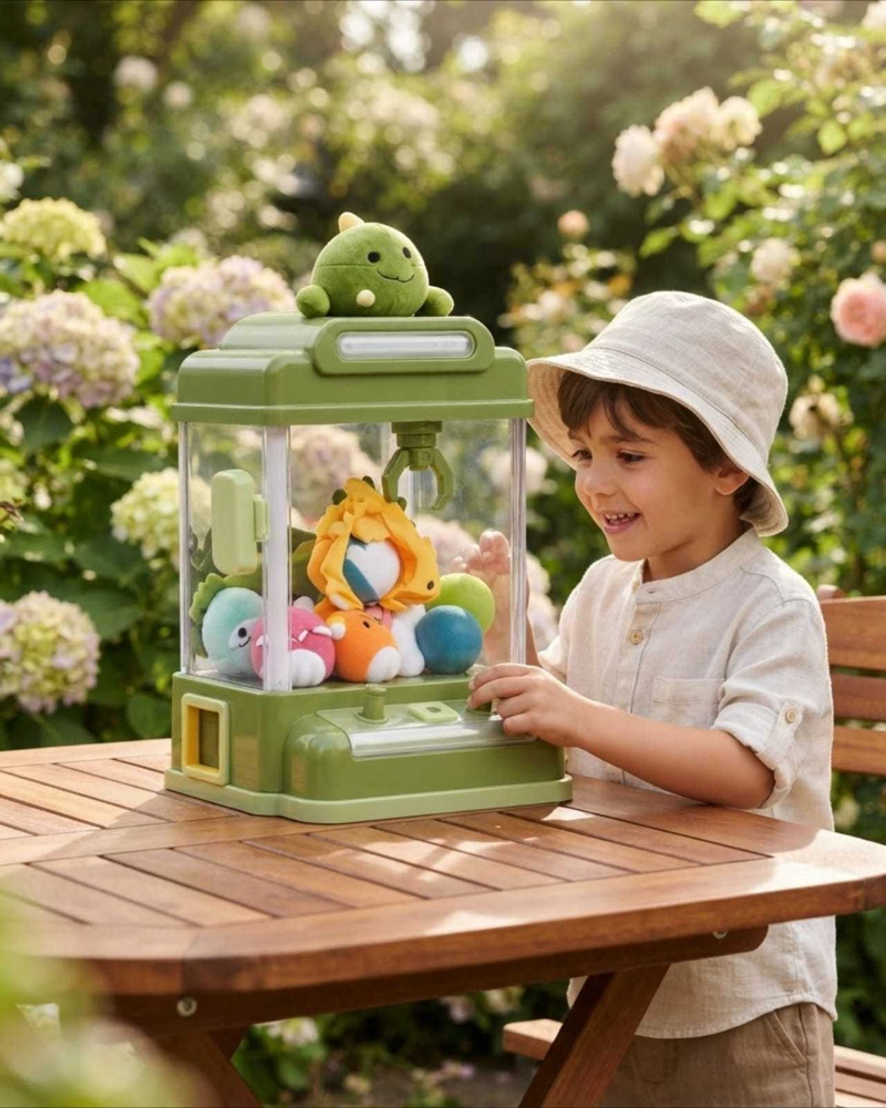 MAQUINA DE PELUCHES INFANTIL INTERACTIVA CON MINI PELUCHES Y CONTROLES - 3