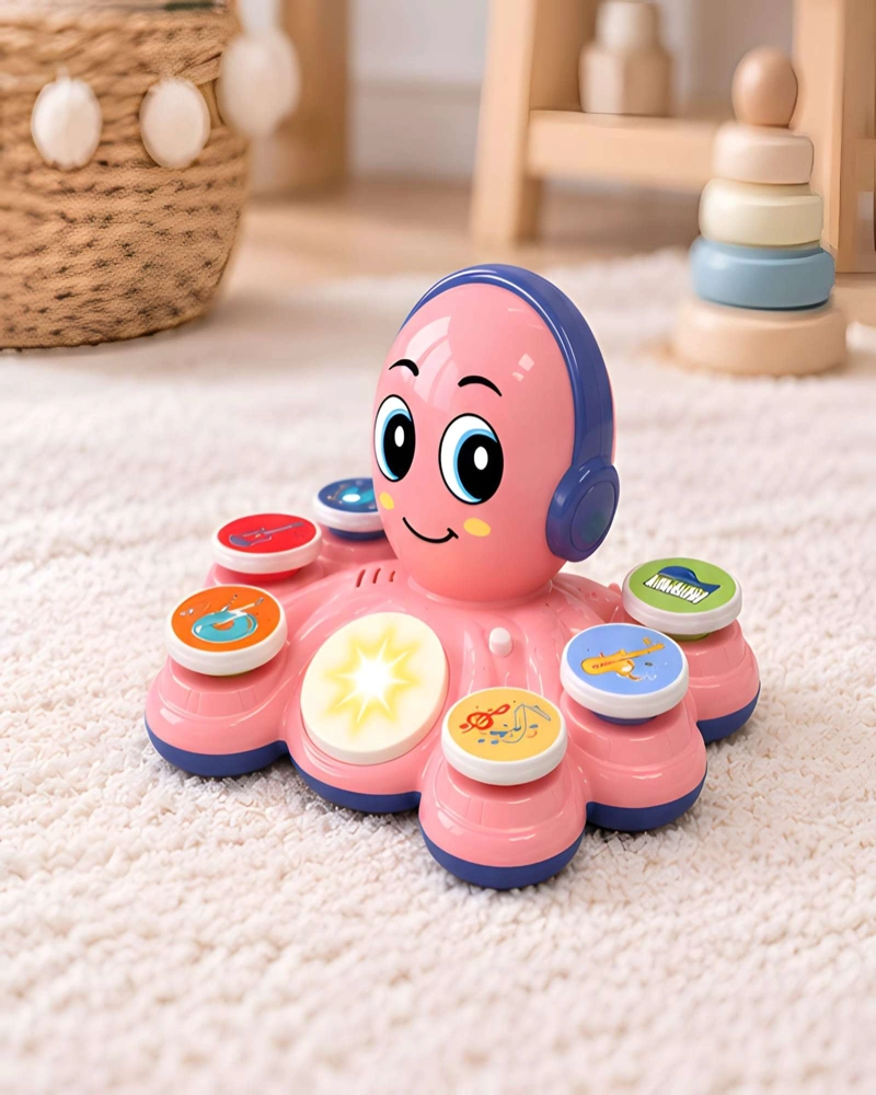PULPO MUSICAL INFANTIL ROCK 'N ROLL CON LUCES Y SONIDOS - 4