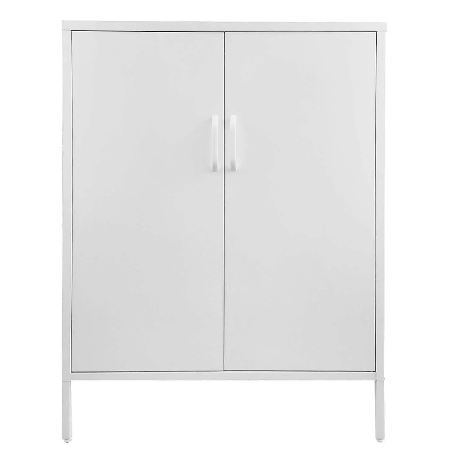 GABINETE METALICO CON REPISAS COLOR BLANCO MOBITAT - 1