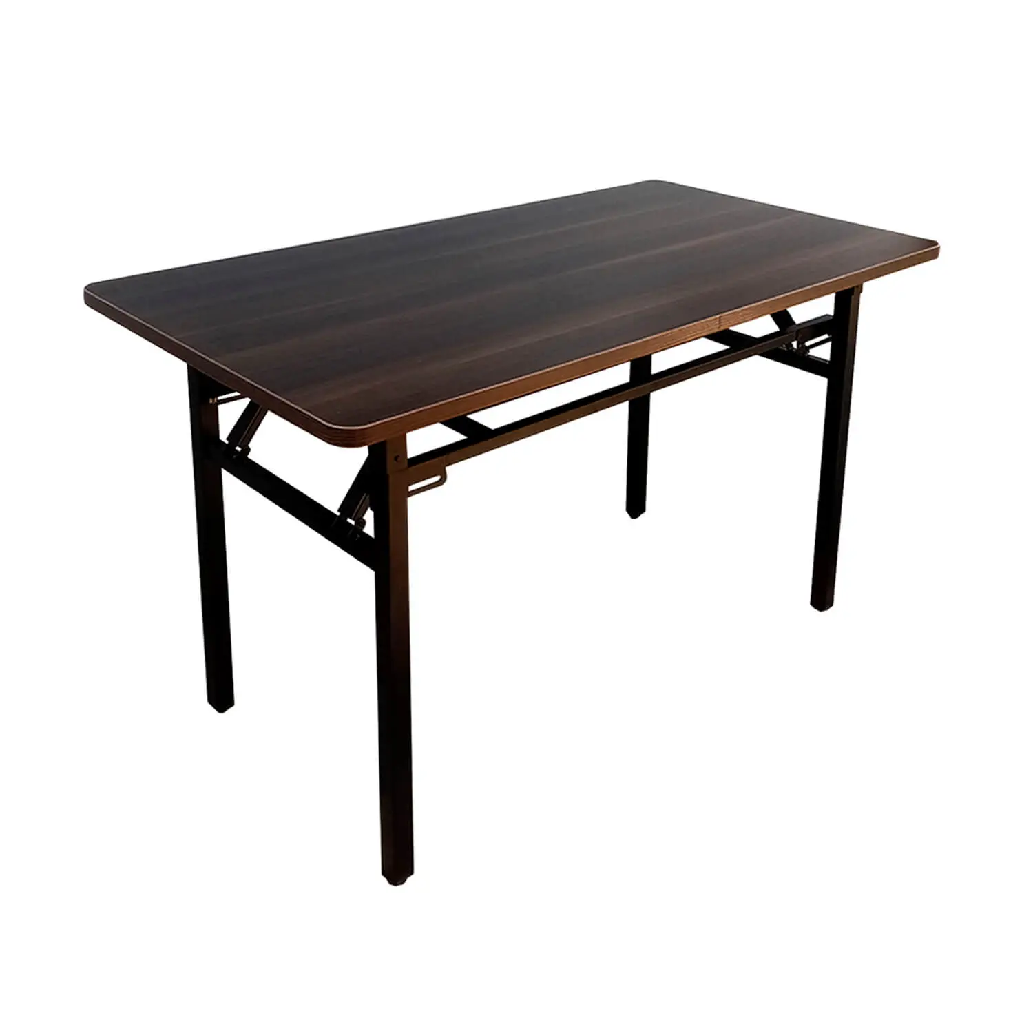 ESCRITORIO NEGRO CON BASE METALICA PLEGABLE MOBITAT - 1