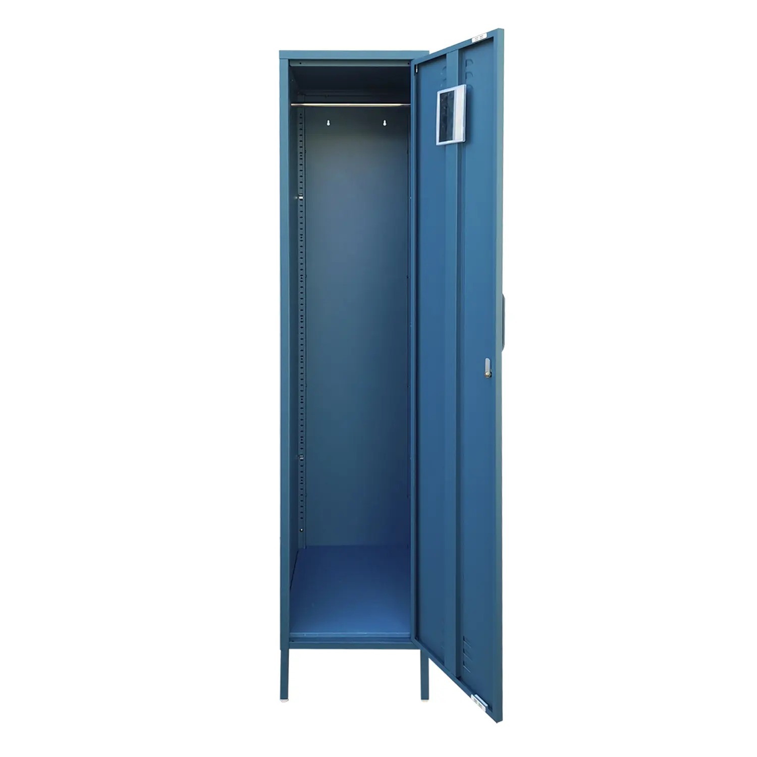 LOCKER CASA METALICO CON LLAVE REPISAS REGULABLES Y COLGADOR COLOR VERDE PETROLEO MOBITAT - 3